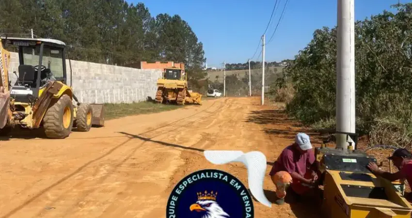 Viva bem em ibiúna! terreno 600m², fechado e seguro, perto de comércio