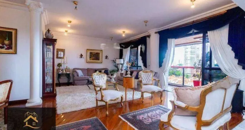 Apartamento com 3 dormitórios à venda, 420 m² por r$ 2.700.000,00 - jardim anália franco - são paulo/sp