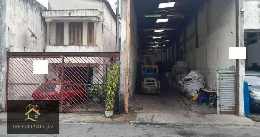 Galpão à venda, 500 m² por r$ 1.600.000,00 - mooca - são paulo/sp