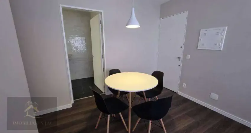 Apartamento com 1 dormitório para alugar, 40 m² por r$ 3.000/mês - jabaquara - são paulo/sp