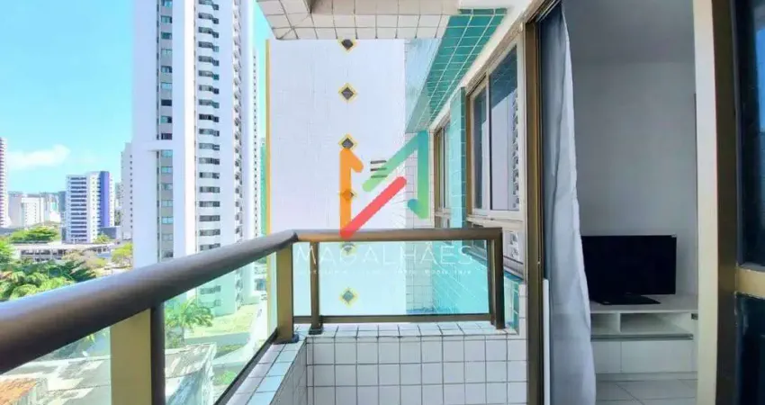 Apartamento 65 m²  com varanda no baía de mesquita residence – boa viagem