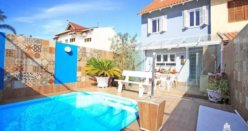 Casa Condominio para Venda - 146.49m², 4 dormitórios, sendo 1 suites, 2 vagas - Alto Petrópolis