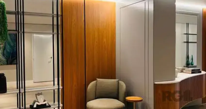 Apartamento com 2 suítes, churrasqueira, lavabo, vaga de garagem, mobiliado, no centro de Torres/ RS.