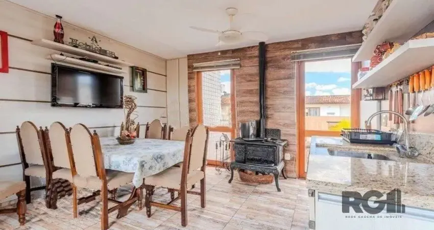 Cobertura 2 dormitórios no coração do bairro jardim lindóia em porto alegre.