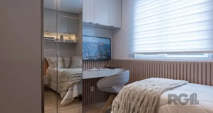 Apartamento com 2 quartos, suíte, vaga de garagem, churrasqueira - 56m² no bairro São João, Porto Alegre/RS