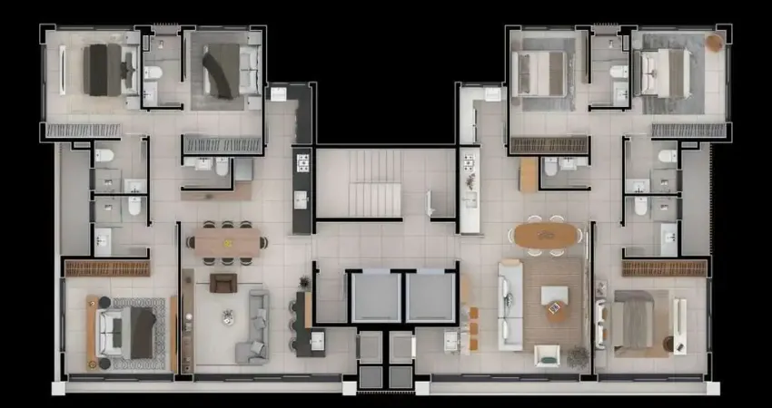 Apartamento com 3 quartos à venda na Avenida Benjamin Constant, --, Centro, Torres