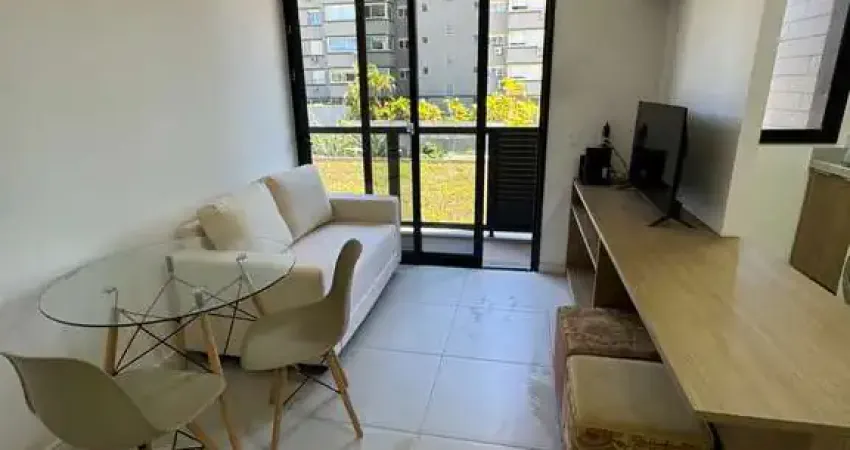 Apartamento de 42 m2 para alugar com 1 suíte, lavabo, churrasqueira e vaga no bairro boa vista em porto alegre.