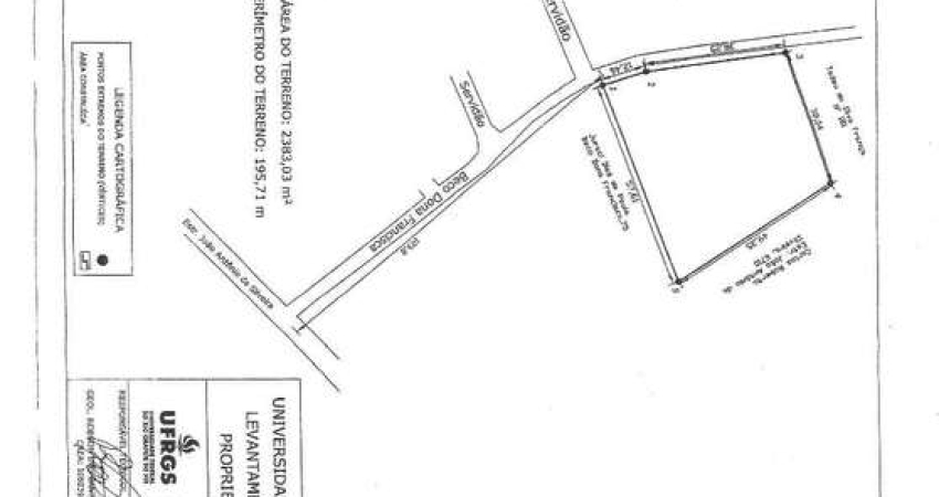 Terreno residencial com 2.383,03 m² no Bairro pitinga- Porto Alegre