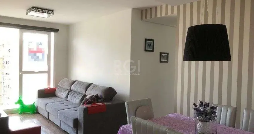 Apartamento mobiliado, 3 quartos (1 suíte), churrasqueira e vaga, infra completa