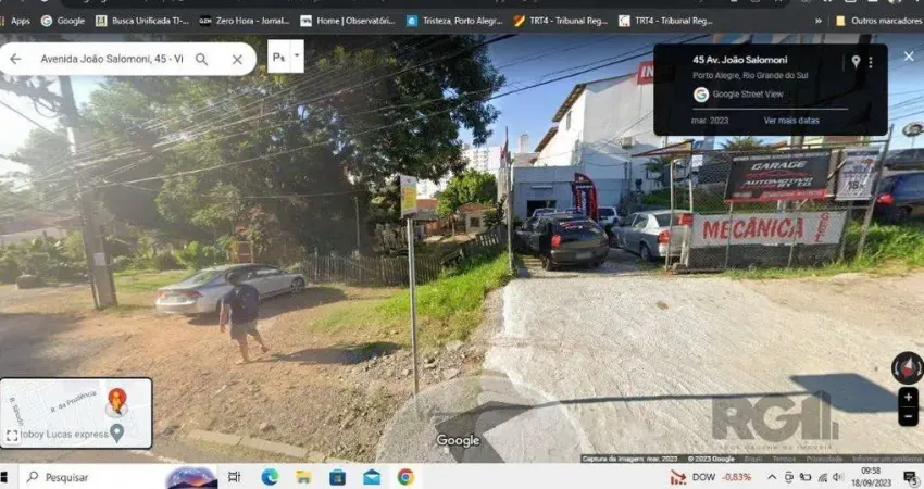 Terreno à venda na Estrada João Salomoni, --, Vila Nova, Porto Alegre