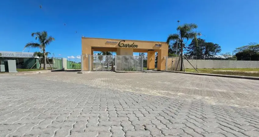 Terreno plano pronto para construir no condominio fechado nova ipanema garden. 7 x 21 de esquina. para morar ou investir.