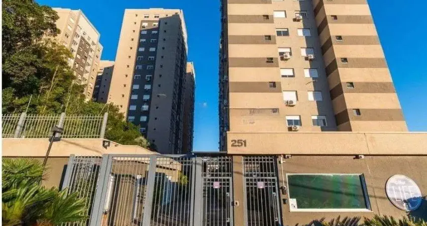 Excelente apto 2 dormitórios, 55m² privativos com churrasqueira, andar alto no jardim carvalho, condomínio completa infra.