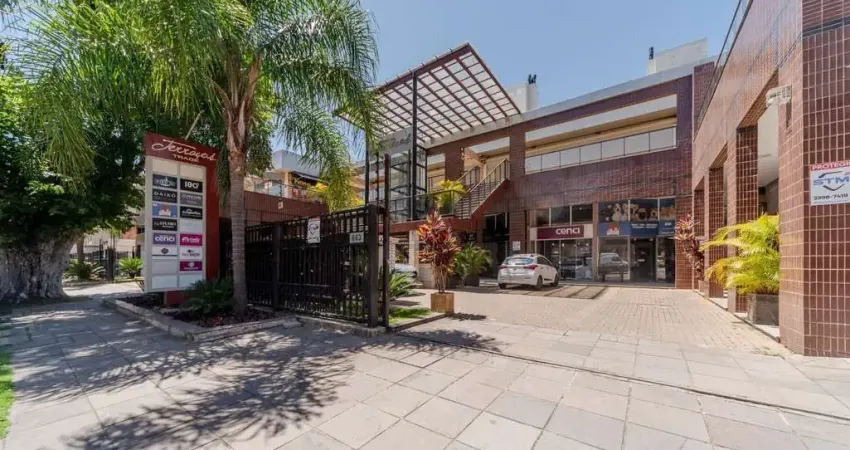 Excelente sala comercial com terraço. local privilegiado do bairro tristeza