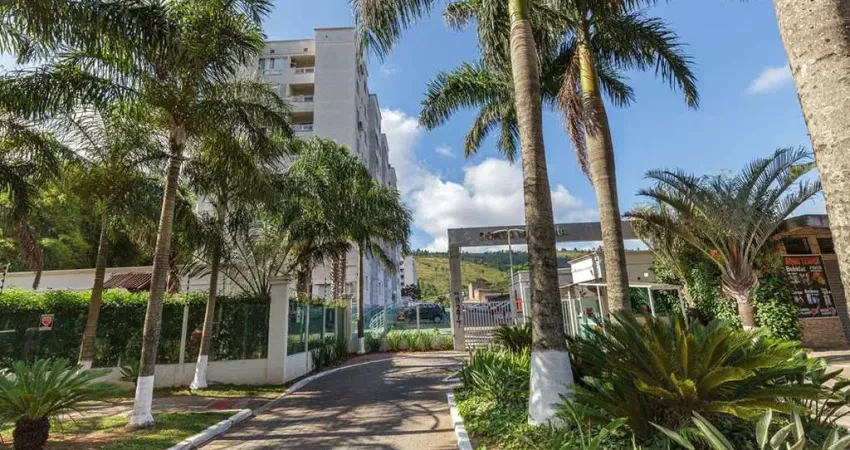 Apartamento com sacada linda vista morro santana com 1 vaga de garagem