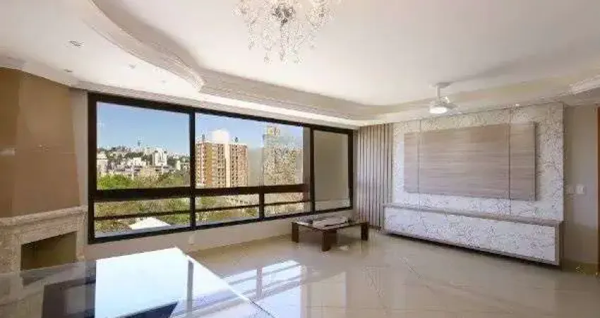 Lindo apartamento no menino deus com 116 m privativos andar alto, 3 dormitórios com suíte e 2 vagas individuais escrituradas e cobertas