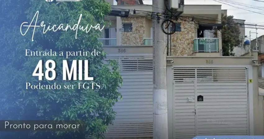 Sobrado para venda em são paulo, aricanduva, 3 dormitórios, 1 suíte, 2 banheiros, 2 vagas