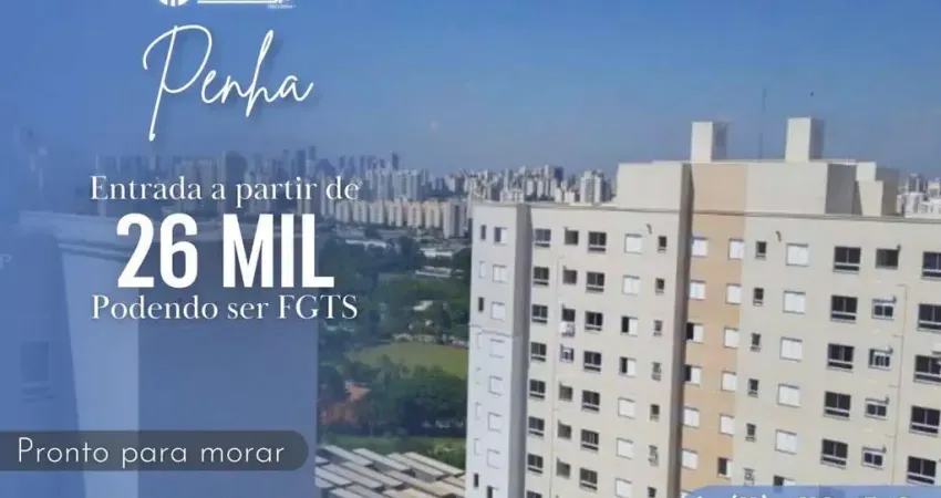 Apartamento para Venda em São Paulo, Penha, 2 dormitórios, 1 banheiro, 1 vaga