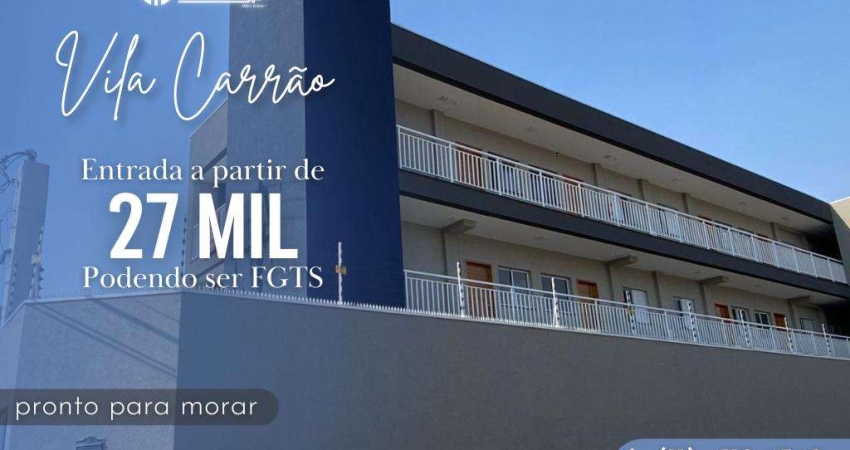 Casa Sobreposta para Venda em São Paulo, Vila Carrão, 2 dormitórios, 1 banheiro