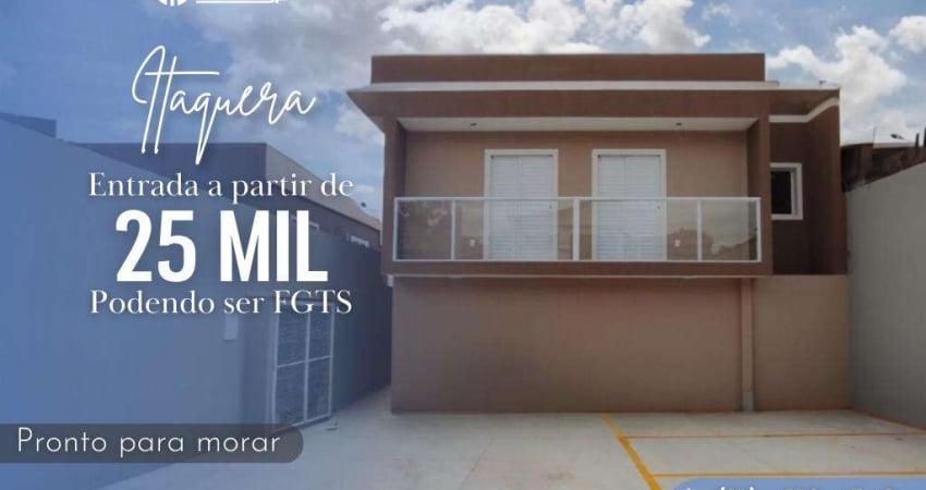 Casa Sobreposta para Venda em São Paulo, Itaquera, 2 dormitórios, 1 banheiro, 1 vaga