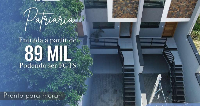 Sobrado novo à venda na Cidade Patriarca - 3 dorms 3 vagas