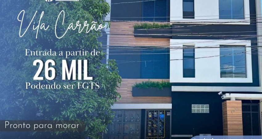 Casa Sobreposta para Venda em São Paulo, Vila Carrão, 2 dormitórios, 1 banheiro