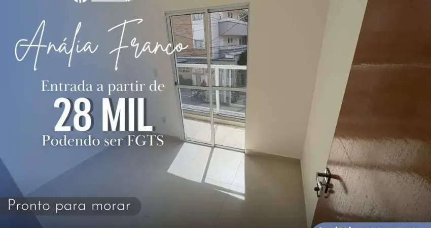 Apartamento para venda em são paulo, jardim anália franco, 2 dormitórios, 1 banheiro