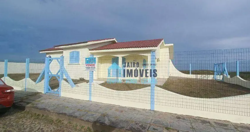 Casa a passos do mar - com 3 dormitórios, à venda por r$ 240.000 - centro - balneário pinhal/rs