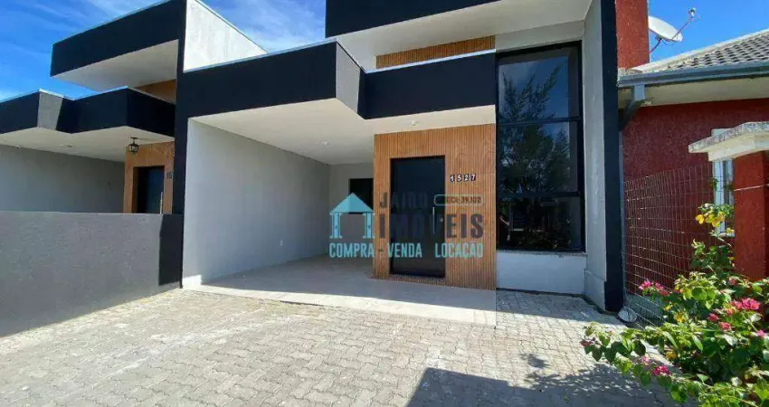 Casa em designer moderno com 3 dormitórios, sendo 1 suíte à venda, por R$ 330.000 - Nova Tramandaí - Tramandaí/RS