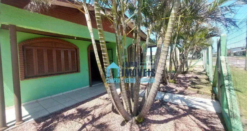 Casa com 4 dormitórios, terreno de esquina à venda, 163 m² por r$ 370.000 - centro - cidreira/rs