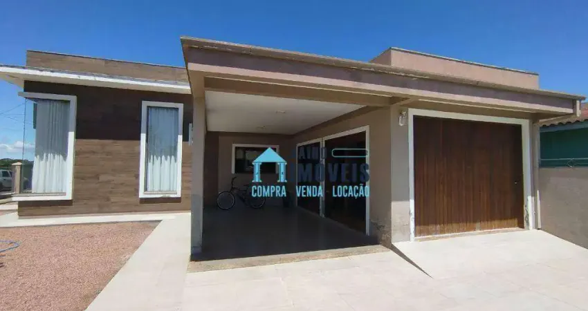 Casa de alto padrão - terreno de esquina, 2 suítes à venda, por r$ 860.000 - centro - palmares do sul/rs