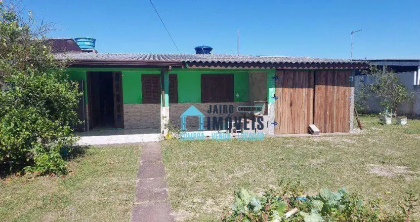 Casa com 2 dormitórios e amplo pátio à venda, 115 m² por r$ 160.000 - centro - balneário pinhal/rs