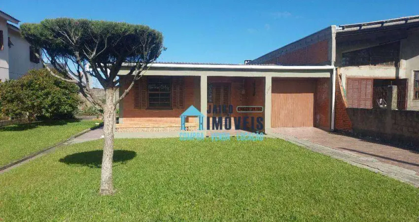 Casa com 2 dormitórios e amplo terreno à venda, 130 m² por r$ 230.000 - centro - balneário pinhal/rs