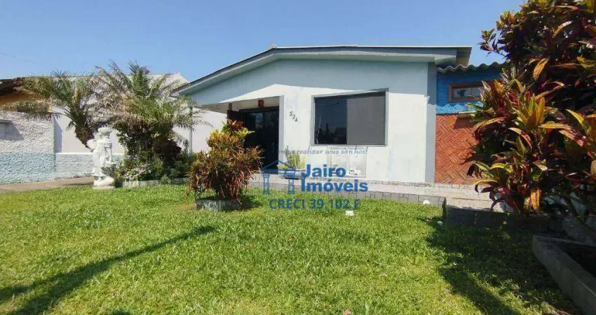 São duas casas - total 5 dormitórios, à venda por r$ 350.000 - centro - balneário pinhal/rs