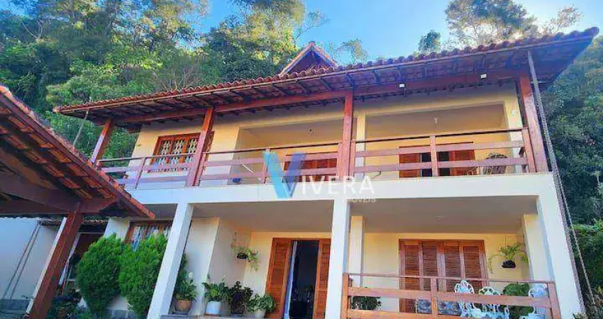 Casa com 5 dormitórios à venda, 242 m² por r$ 2.000.000,00 - taumaturgo - teresópolis/rj