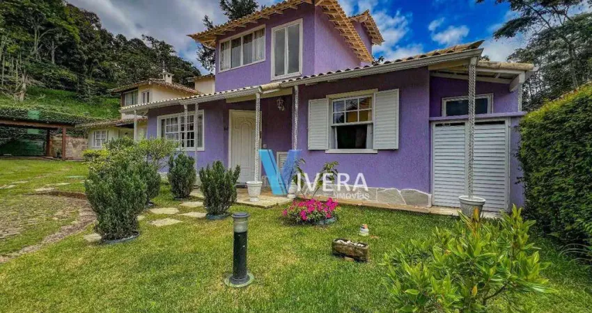 Casa com 3 dormitórios à venda, 128 m² por r$ 850.000,00 - albuquerque - teresópolis/rj
