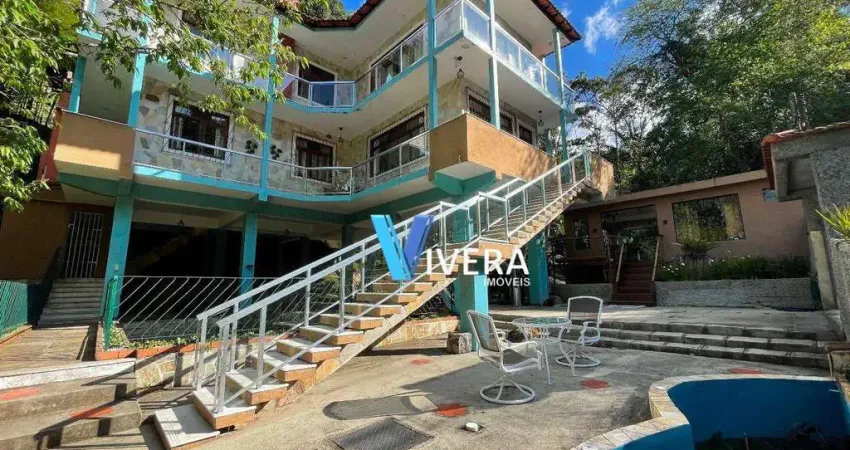 Casa com 8 dormitórios à venda, 200 m² por r$ 1.900.000,00 - cascata dos amores - teresópolis/rj