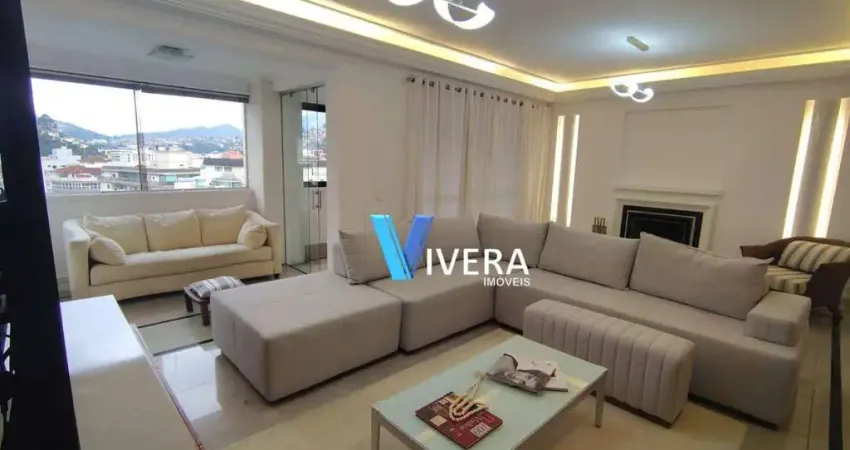 Apartamento com 3 dormitórios à venda, 256 m² por r$ 1.850.000,00 - agriões - teresópolis/rj