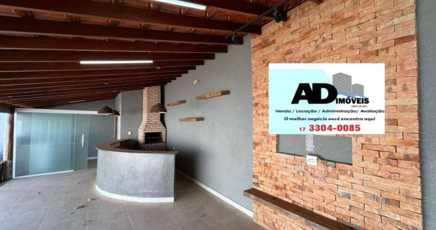 Casa para Venda em São José do Rio Preto, Residencial Macedo Teles I, 2 dormitórios, 3 banheiros, 2 vagas