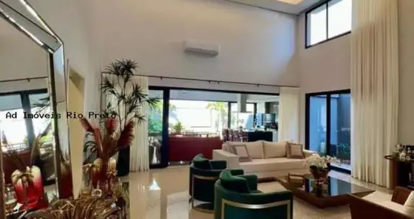 Casa para Venda em São José do Rio Preto, Residencial Gaivota II, 4 dormitórios, 1 suíte, 5 banheiros, 4 vagas