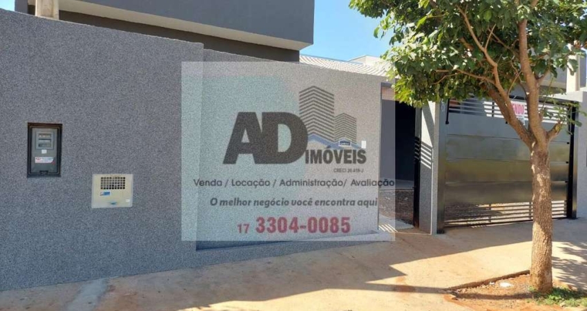 Casa para Venda em São José do Rio Preto, Residencial Santa Cruz - Doca Vetorasso, 3 dormitórios, 1 suíte, 2 banheiros, 2 vagas