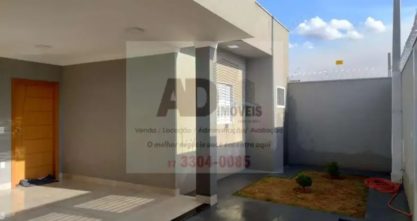 Casa para Venda em São José do Rio Preto, Residencial Mário de Mattos, 3 dormitórios, 1 suíte, 2 banheiros, 2 vagas