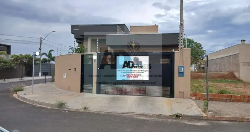 Casa para venda em mirassol, residencial regissol ii, 3 dormitórios, 1 suíte, 2 banheiros, 2 vagas