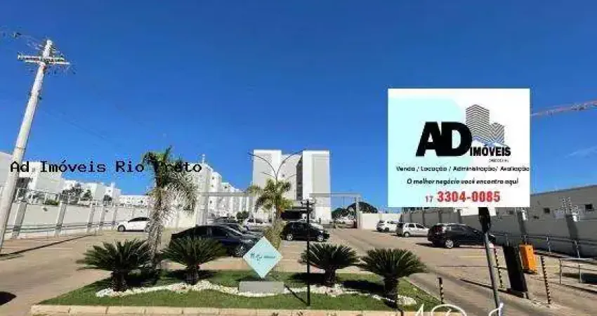 Apartamento para locação em são josé do rio preto, rios di itália, 2 dormitórios, 1 banheiro, 1 vaga