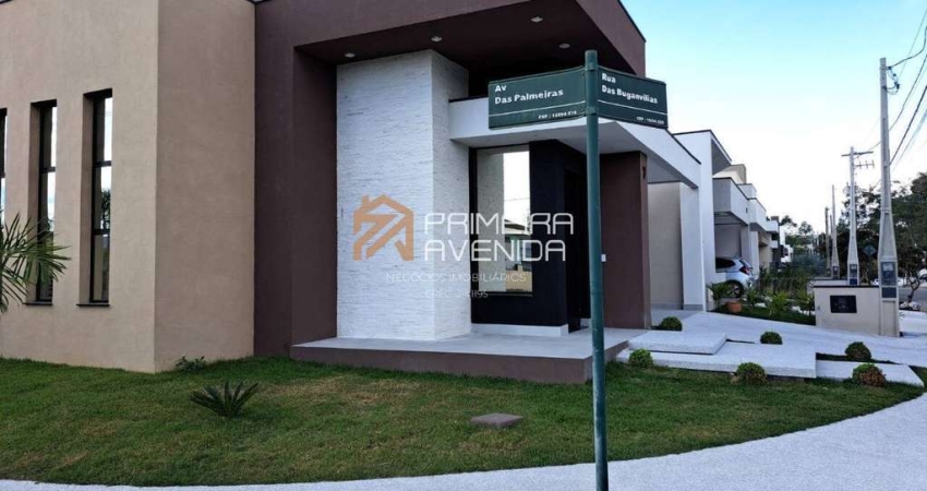 Casa térrea 156m² - 3 dorms/1 suíte com closet no Condomínio Terras do Vale