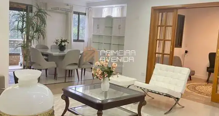 Apartamento mobiliado de 205m² - 4 suítes, 3 vagas, com vista linda