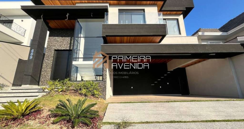 Casa Térrea  350m² - 4 suítes / 1 master - Condominio Jaguary