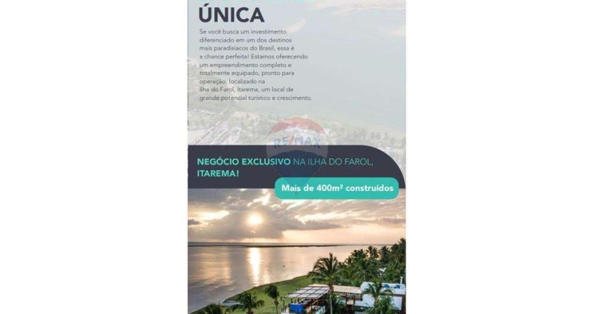 Lindo Restaurante HURA BEACH CLUB  à beira mar da  ILHA DO FAROL , Itarema No paraíso do Kite Surf