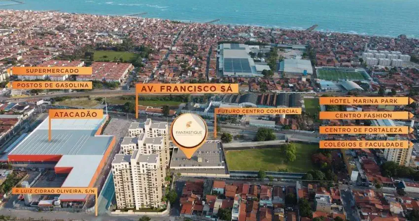 Apartamento com 2 quartos e 2 banheiros à venda, 51,66m² por r$ 350mil