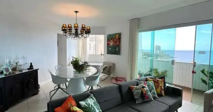 APARTAMENTO VISTA MAR 3 QUARTOS SUÍTE VARANDAS DEPENDÊNCIA GARAGEM NO RIO VERMELHO!