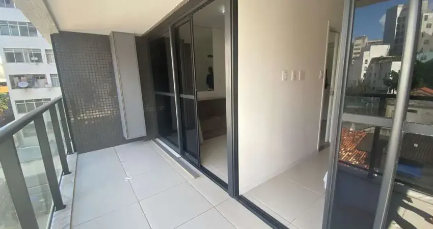 Apartamento quarto e sala varanda elevador piscina academia garagem locação na barra!!!